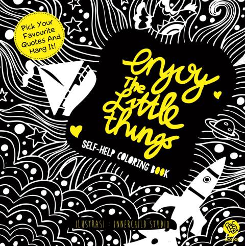 Self-help coloring book