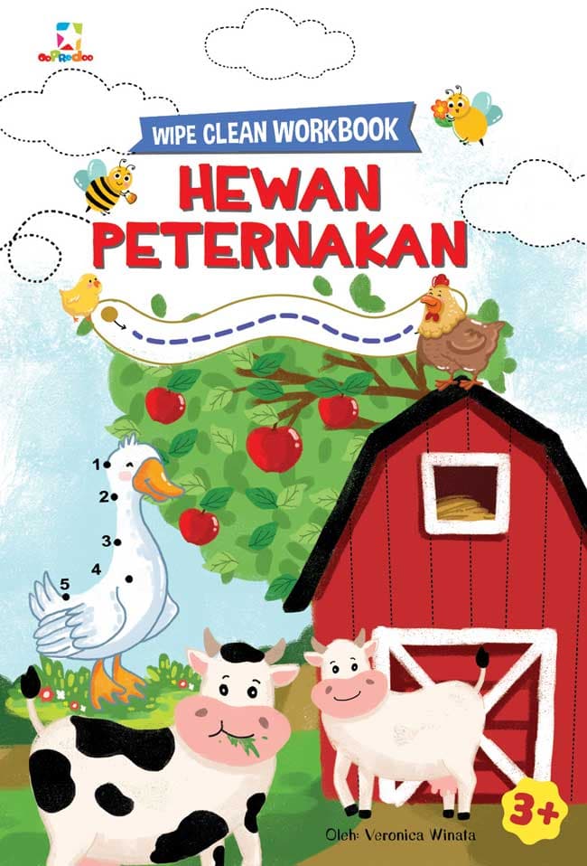 Wipe Clean Workbook : Hewan Peternakan