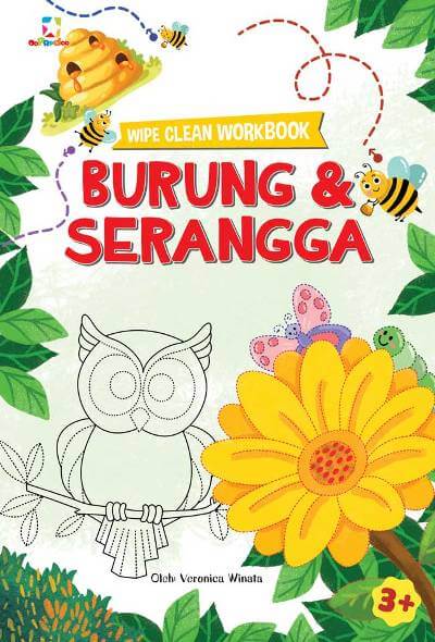 Wipe Clean Workbook : Burung & Serangga