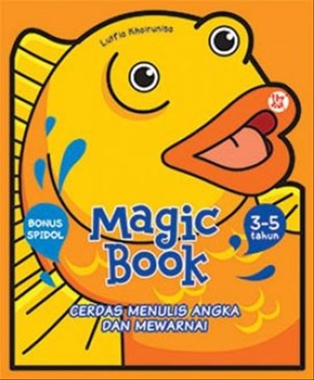 Magic Book : Cerdas Menulis Angka dan Mewarnai / Lutfia Khorunisa
