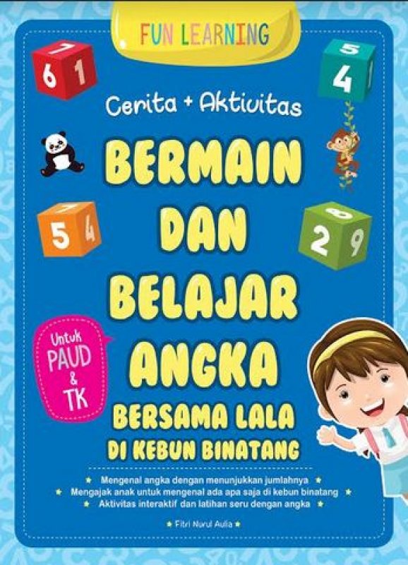 Cerita + Aktivitas : Bermain dan Belajar Angka bersama Lala di Kebun Binatang