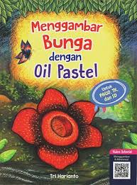 Menggambar Bunga dengan Oil Pastel