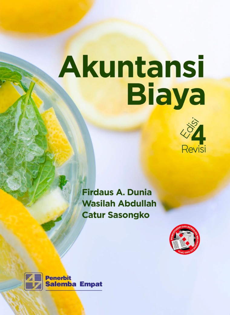 Akuntansi Biaya Edisi 4