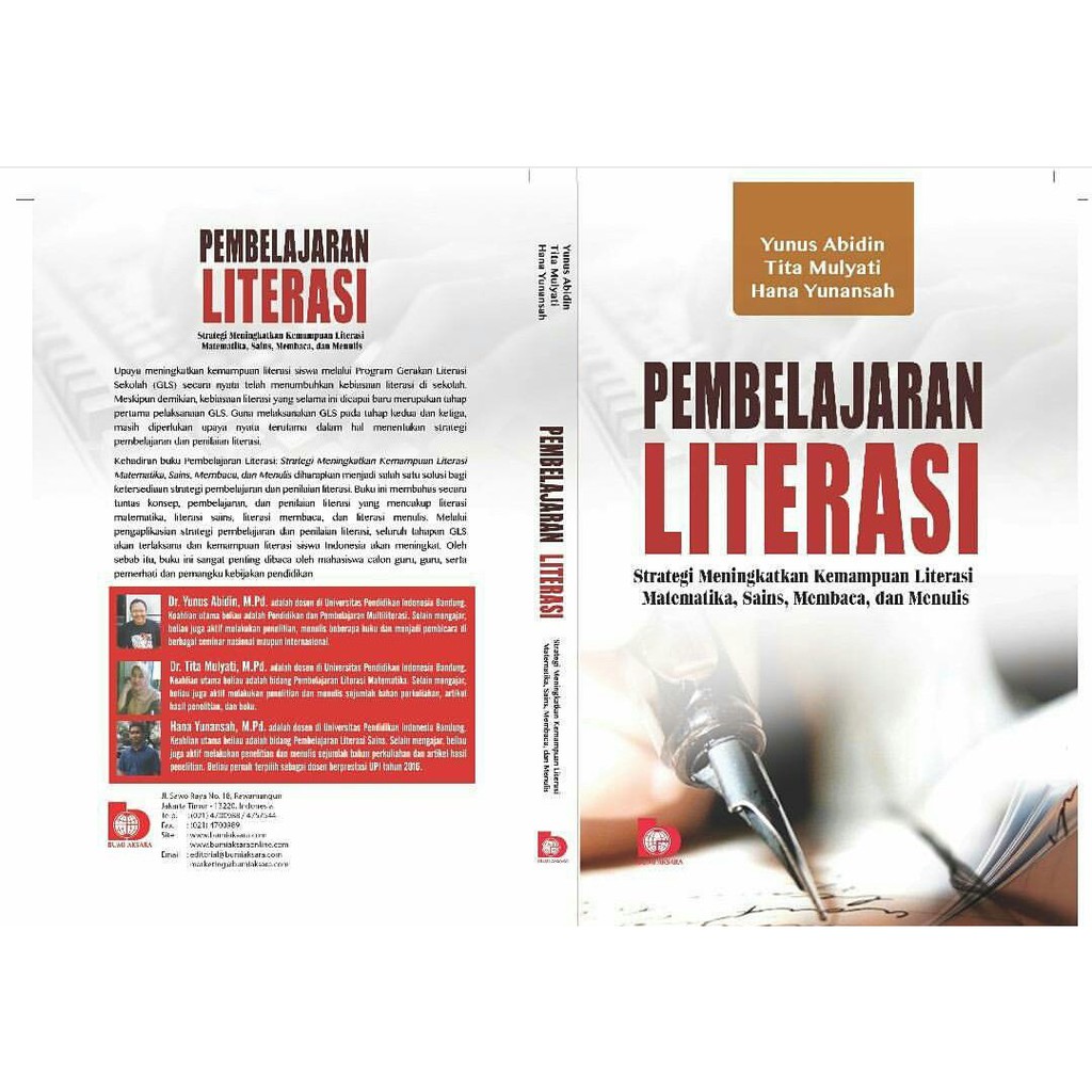 Pembelajaran Literasi : Strategi Meningkatkan Kemampuan Literasi Metematika, Sains, Membaca, dan Menulis