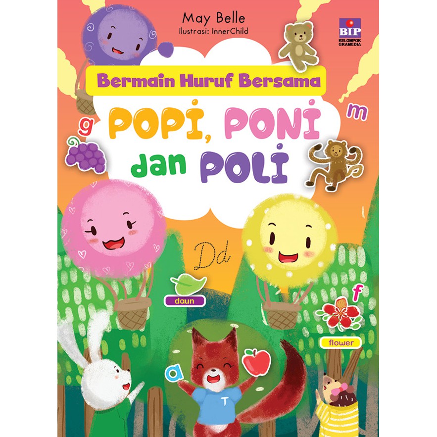 Bermain Huruf Bersama POPI, PONI dan POLI