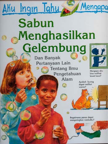 Aku ingin tahu mengapa sabun menghasilkan gelembung