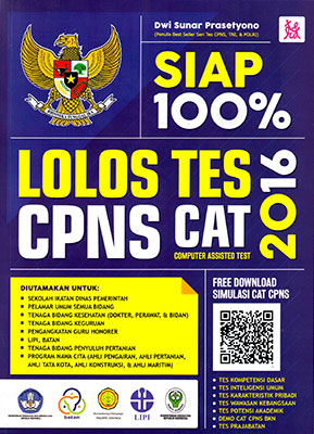 Siap 100% lolos tes CPNS CAT 2016