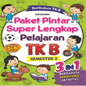 Paket Pintar Super Lengkap Pelajaran TK B Semester 2