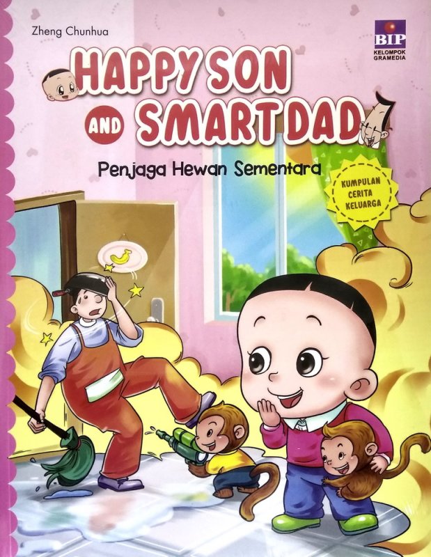 Happy son and smart dad : Penjaga hewan sementara