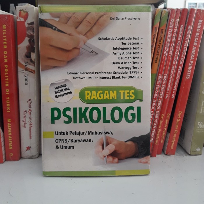 Ragam Tes Psikologi : Untuk Pelajar/Mahasiswa,CPNS/Karyawan, & Umum