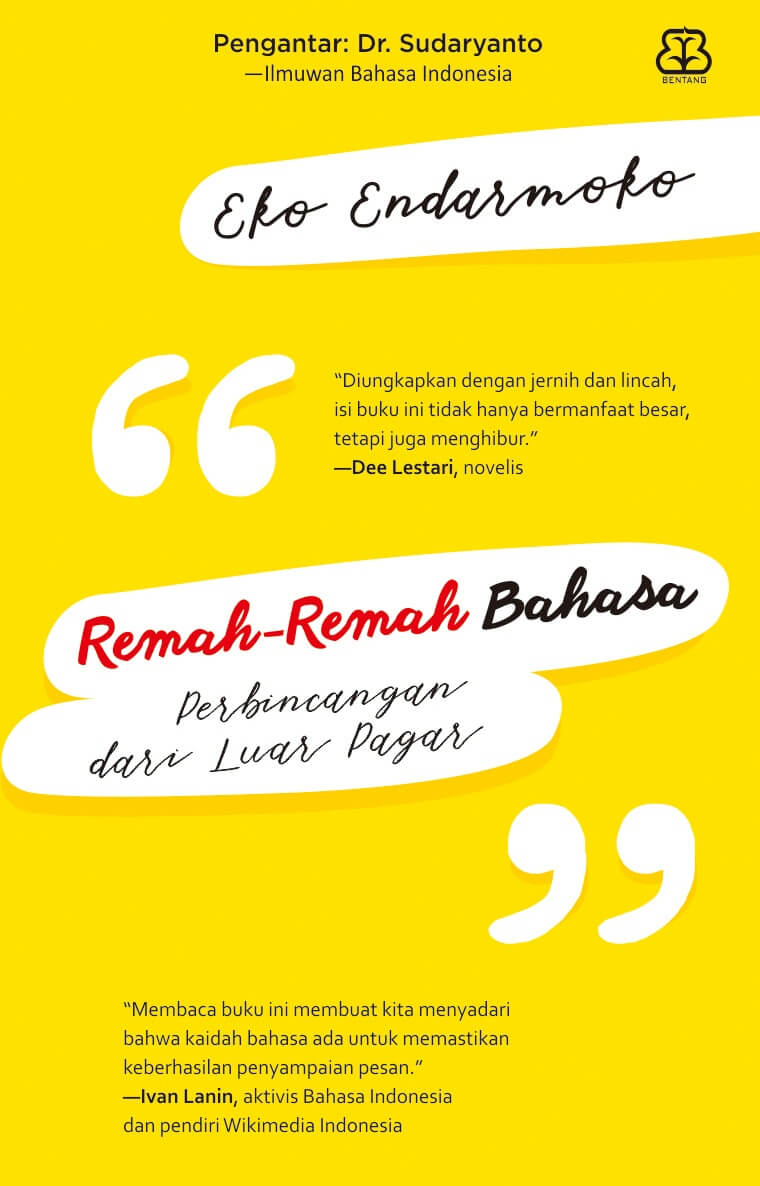 Remah-remah bahasa : perbincangan dari luar pagar