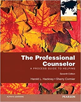 The professional counselor : A process guide to helping