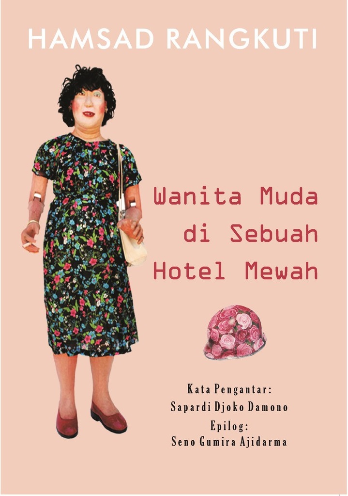 Wanita muda di sebuah hotel mewah