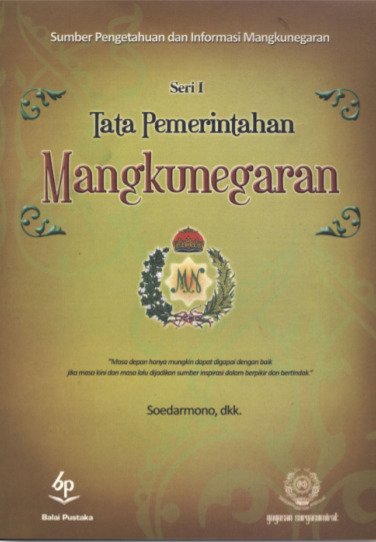 Tata pemerintahan Mangkunegaran