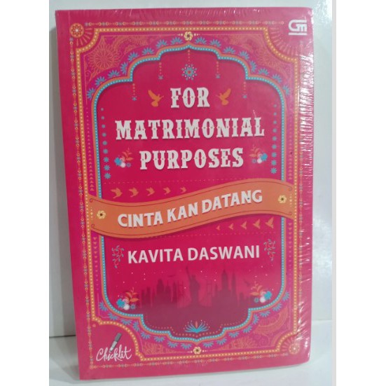 For matrimonial purposes = : cInta kan datang