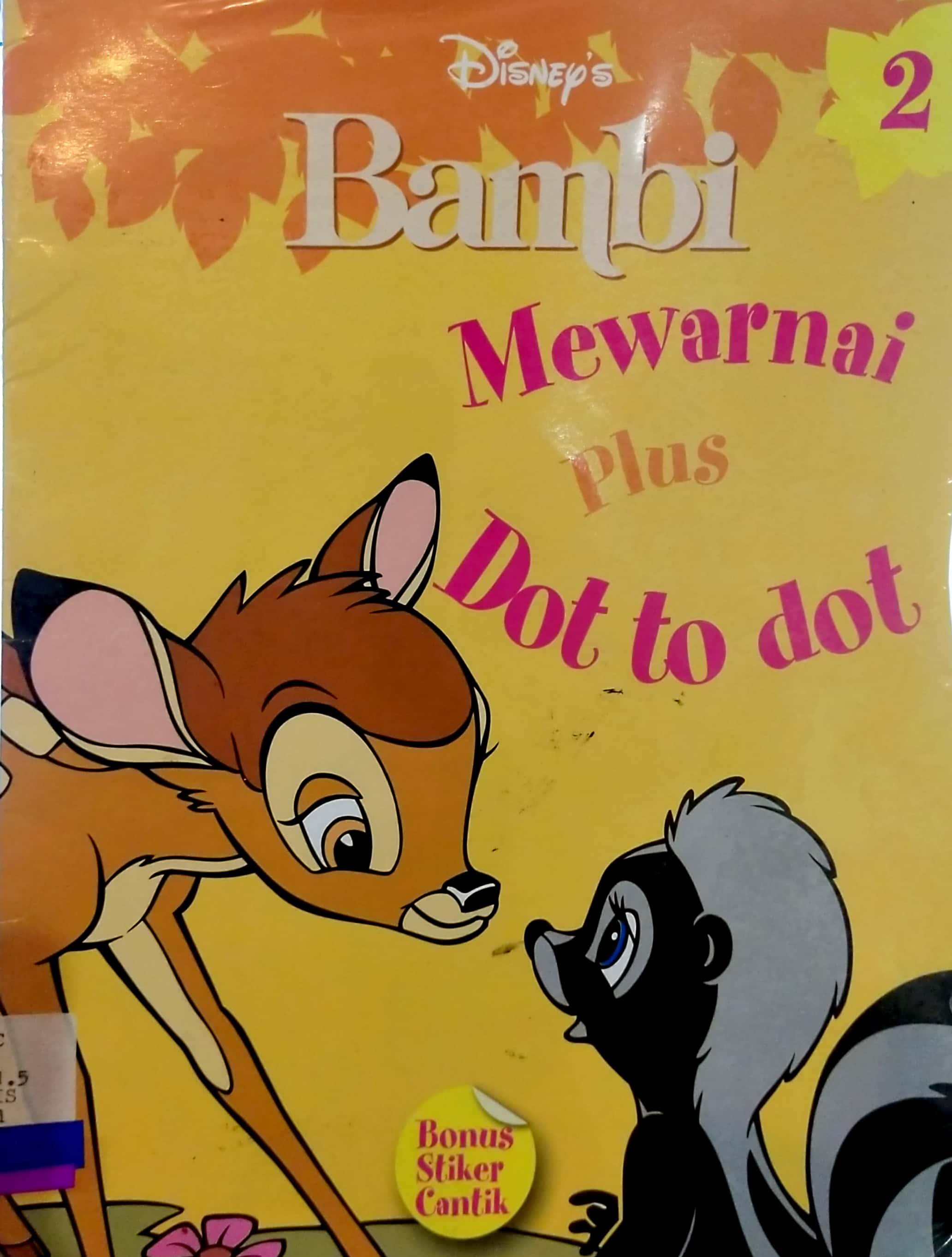 DISNEY Bambi 2 : Mewarnai plus dot to dot;
