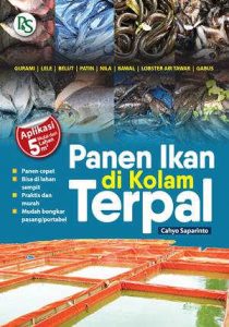 Panen ikan di kolam terpal