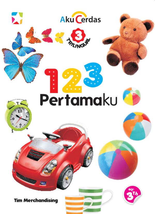 Board Book Trllingual Aku Cerdas : 123 Pertamaku