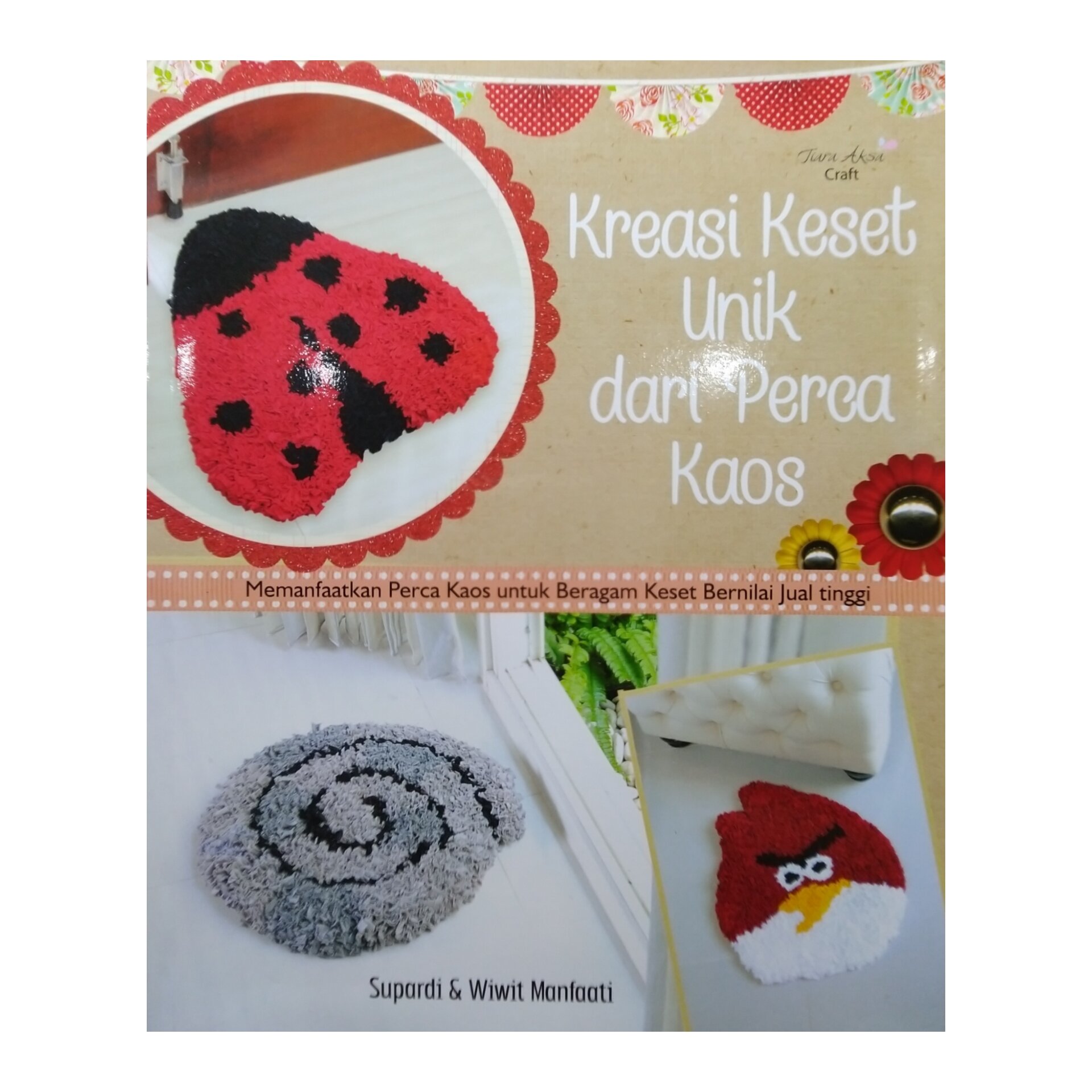 Kreasi keset unik dari perca kaos