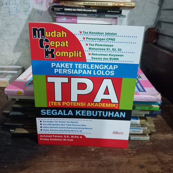 Paket Terlengkap Persiapan Lolos TPA (Tes Potensi Akademik) Segala Kebutuhan
