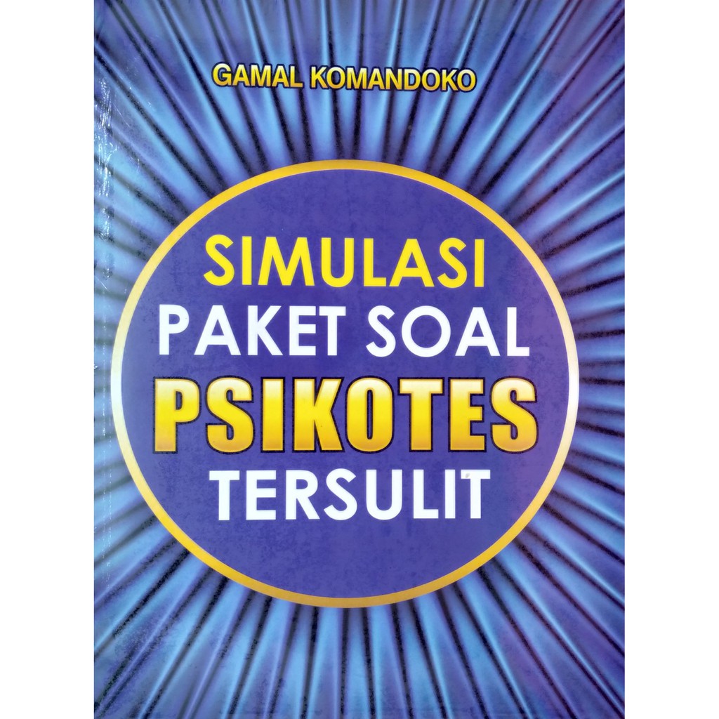 Simulasi paket soal psikotes tersulit
