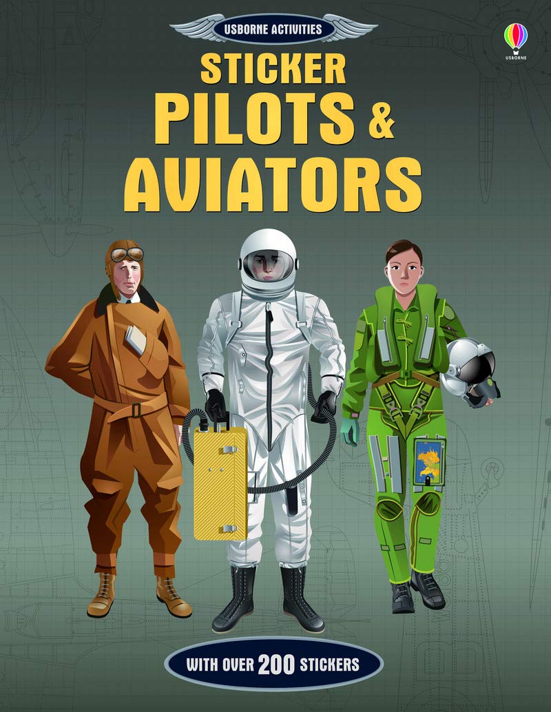 Buku stiker pilot & aviator / Jerome Martin ; ilustrasi, Dusan Lakicevic