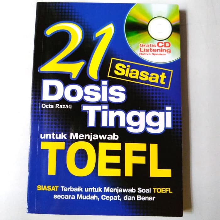 21 Siasat dosis tinggi untuk menjawab toefl