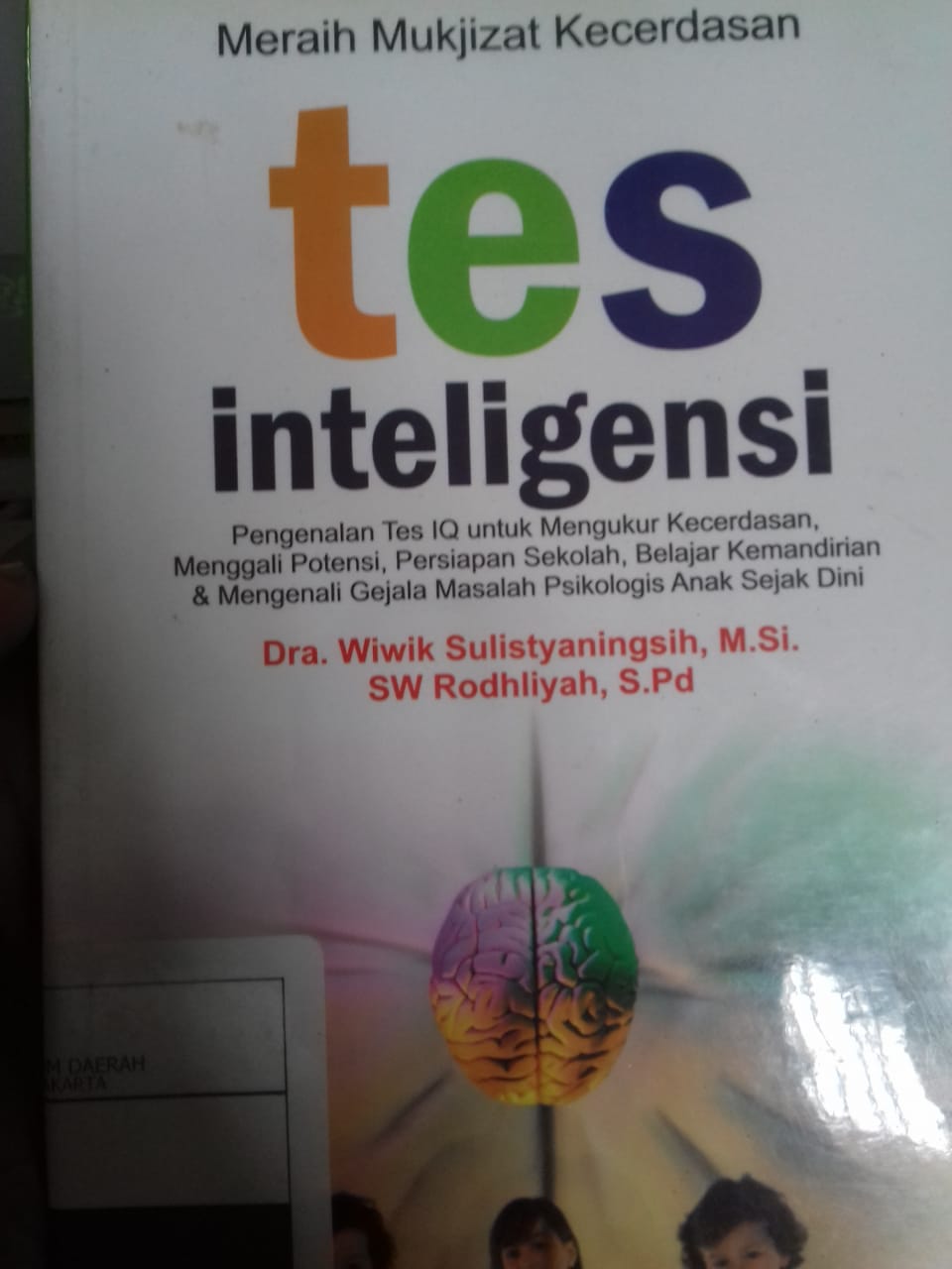 Tes Inteligensi : Pengenalan Tes IQ untuk mengukur kecerdasan, menggali potensi, persiapan sekolah, belajar kemandirian dan mengenali gejala masalah psikologi anak sejak dini
