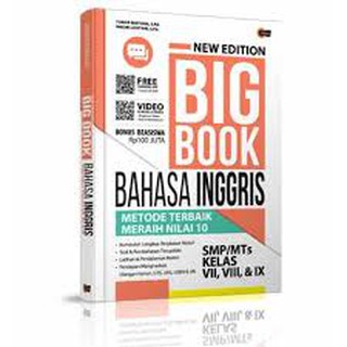 New edition big book bahasa Inggris metode terbaik meraih nilai 10 SMP/MTs kelas VII, VIII, & IX