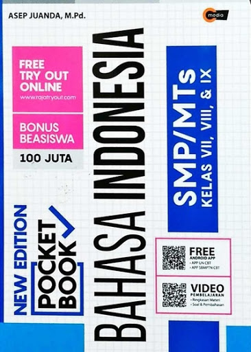 New edition pocket book Bahasa Indonesia SMP/MTs kelas VII, VIII, & IX