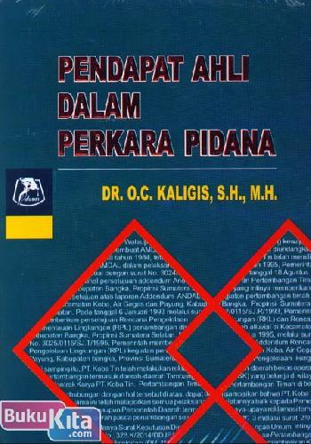 Pendapat ahli dalam perkara pidana