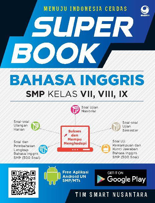 Super book bahasa Inggris SMP kelas VII,VIII, IX
