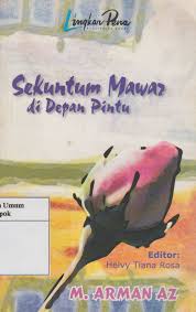 Sekuntum mawar di depan pintu