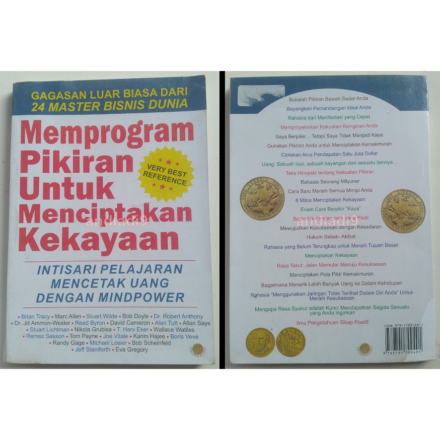 Memprogram Pikiran Untuk Menciptakan Kekayaan : Intisari Pelajaran Mencetak Uang Dengan Mindpower