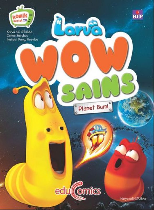 Larva wow sains : planet bumi