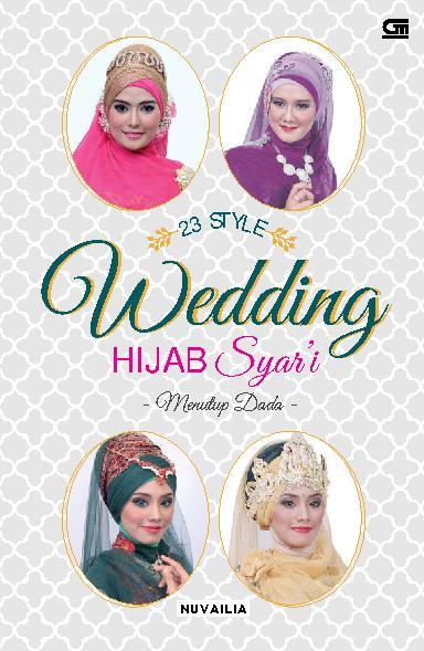 23 style wedding hijab syar'i : menutup dada