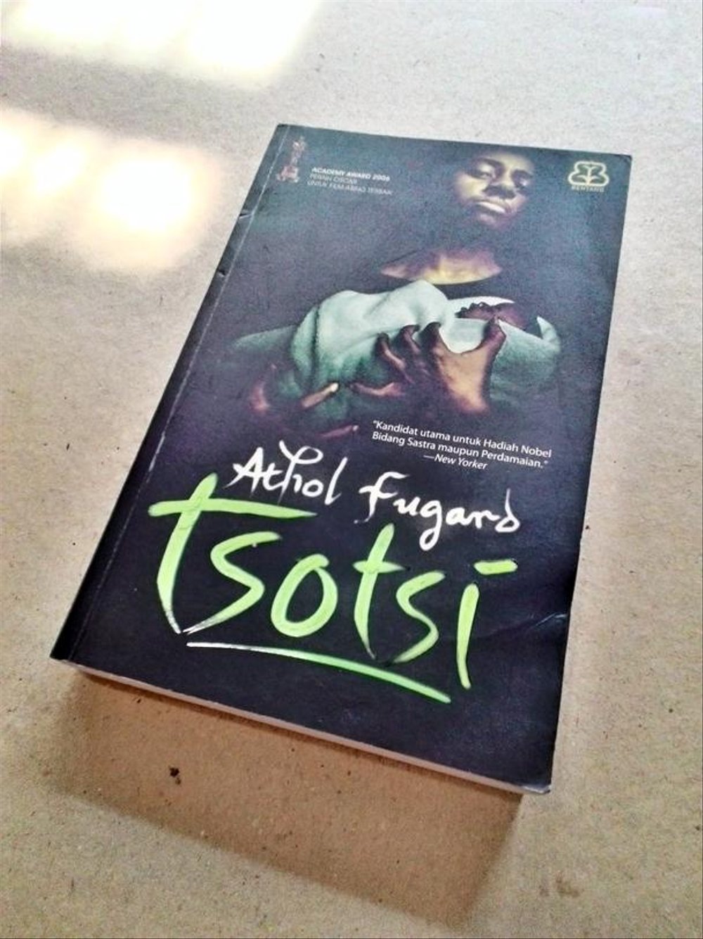 TSOTSI : Kandidat Utama Untuk Hadiah Novel Bidang Sastra Maupun Perdamaian