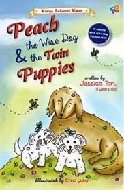 Peach the Wise Dog and the Twin Puppies