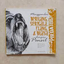 Menggambar beruang, serigala, elang, & buaya dengan pensil