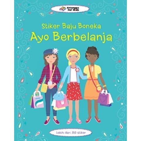 Stiker Baju Boneka : Ayo Berbelanja