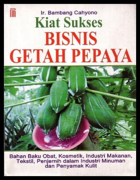 Kiat Sukses Bisnis Getah Pepaya : Bahan Baku Obat, Kosmetik, Industri Makanan, Tekstil, Penjernih dalam Industri Minuman dan Penyamak Kulit