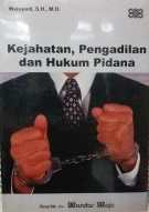 Kejahatan, pengadilan dan hukum pidana