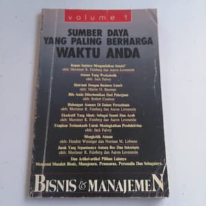 Sumber Daya Yang Paling Berharga Waktu Anda : Bisnis & Manajemen, volume 1