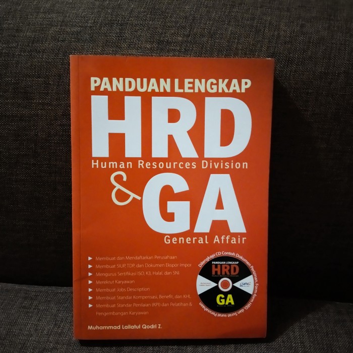 Panduan Lengkap HRD Human Resources Division & GA General Affair