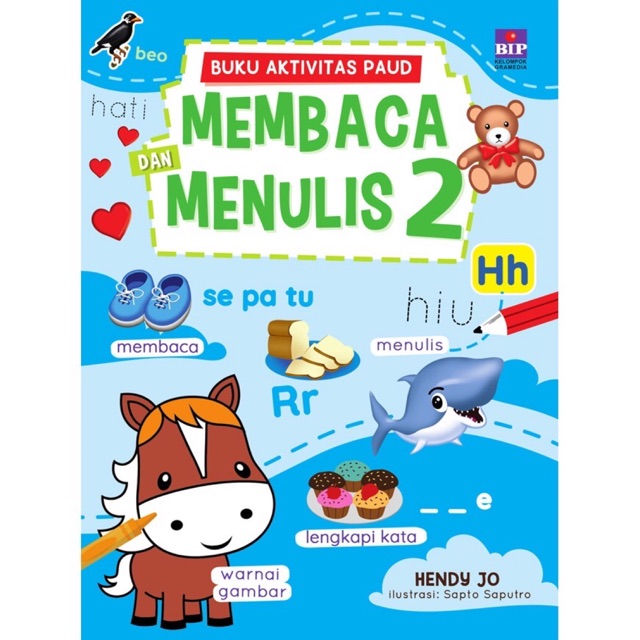 Buku aktivitas paud : membaca dan menulis 2