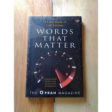 Words That Matter :  Prinsip-prinsip harian untuk menuntun dan menginspirasi / Lily Endang Joeliani; penyunting, Tantrina Dwi Aprianita