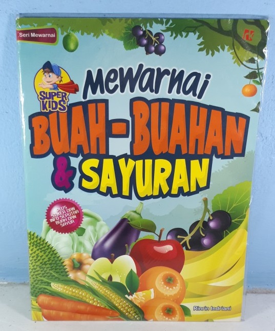 Mewarnai Buah-Buahan & Sayuran : Super Kids