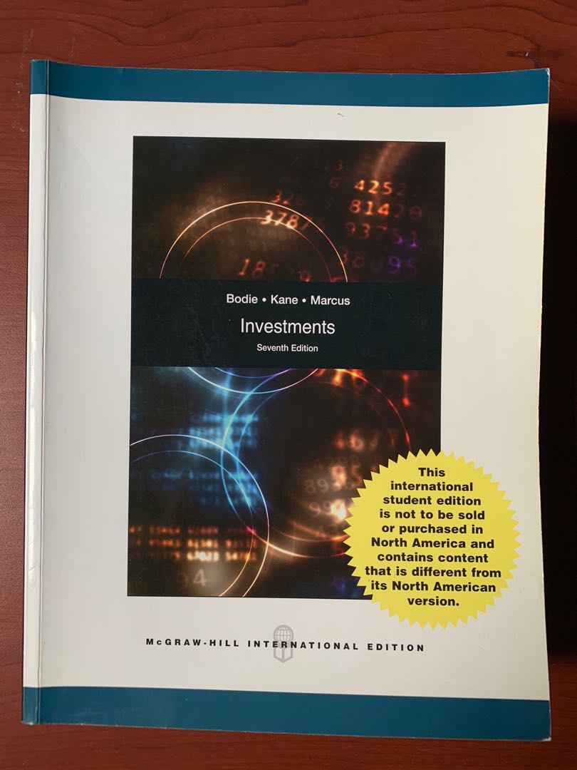 Investments :  Seventh Edition / Zvi Bodie, Alex Kane, and Alan J. Marcus