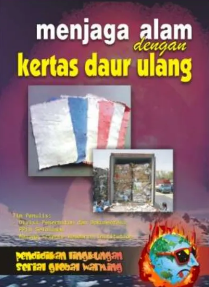 Menjaga alam dengan kertas daur ulang