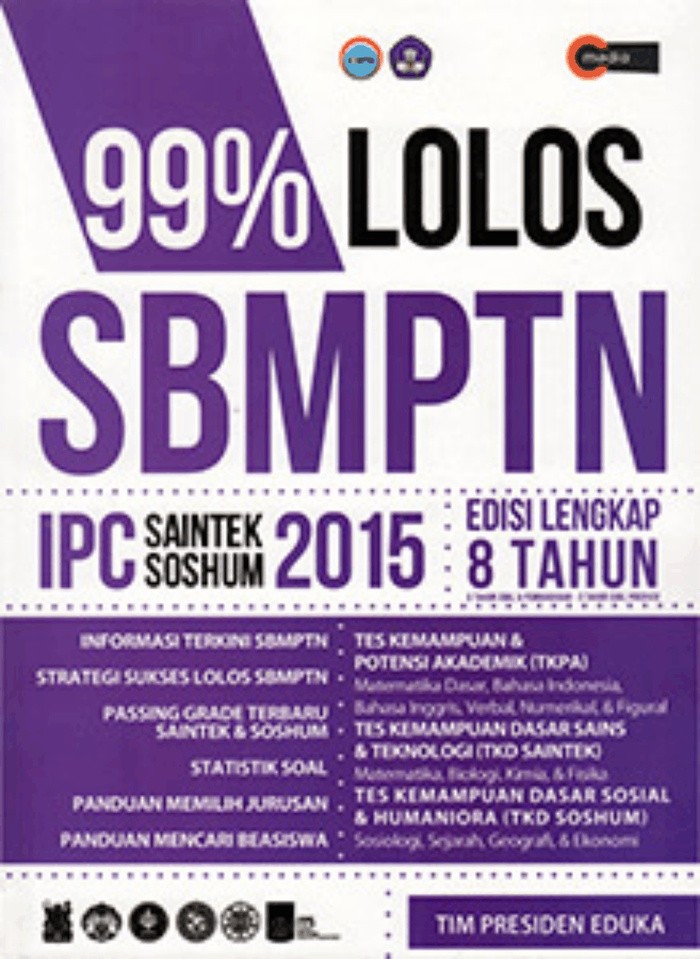 99% LOLOS SBMPTN IPC SAINTEK SOSHUM 2015 EDISI LENGKAP 8 TAHUN